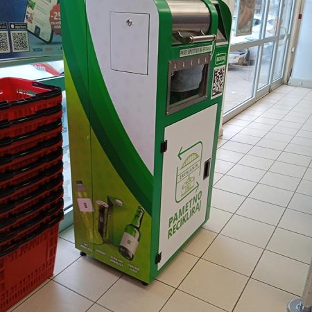 Smart bins – interactive machines for packaging waste collection