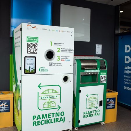 Smart bins – interactive machines for packaging waste collection