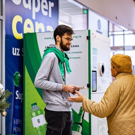 Smart bins – interactive machines for packaging waste collection