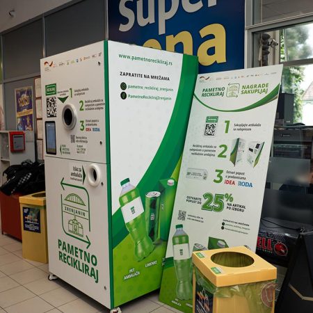 Smart bins – interactive machines for packaging waste collection