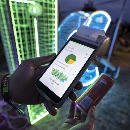 Solagro - mobile collection platform for outdoor consumption